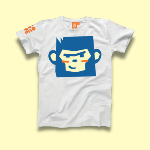 Child T-Shirt White Gorilla Face