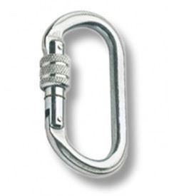 Karabiner Screw gate Steel