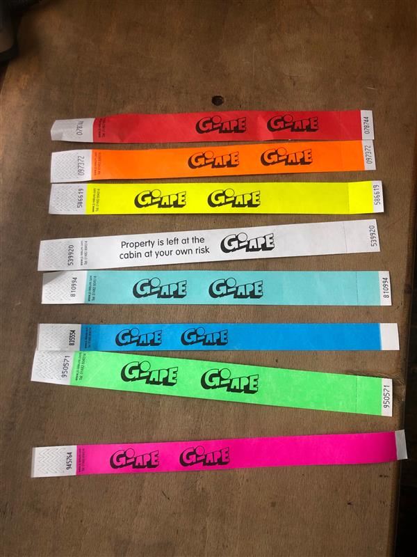Old Wristbands - Pack of 1,000