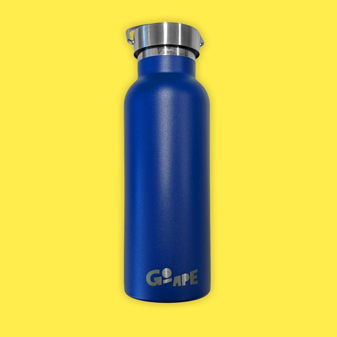 Blue and Silverwater Double Walled Bottle