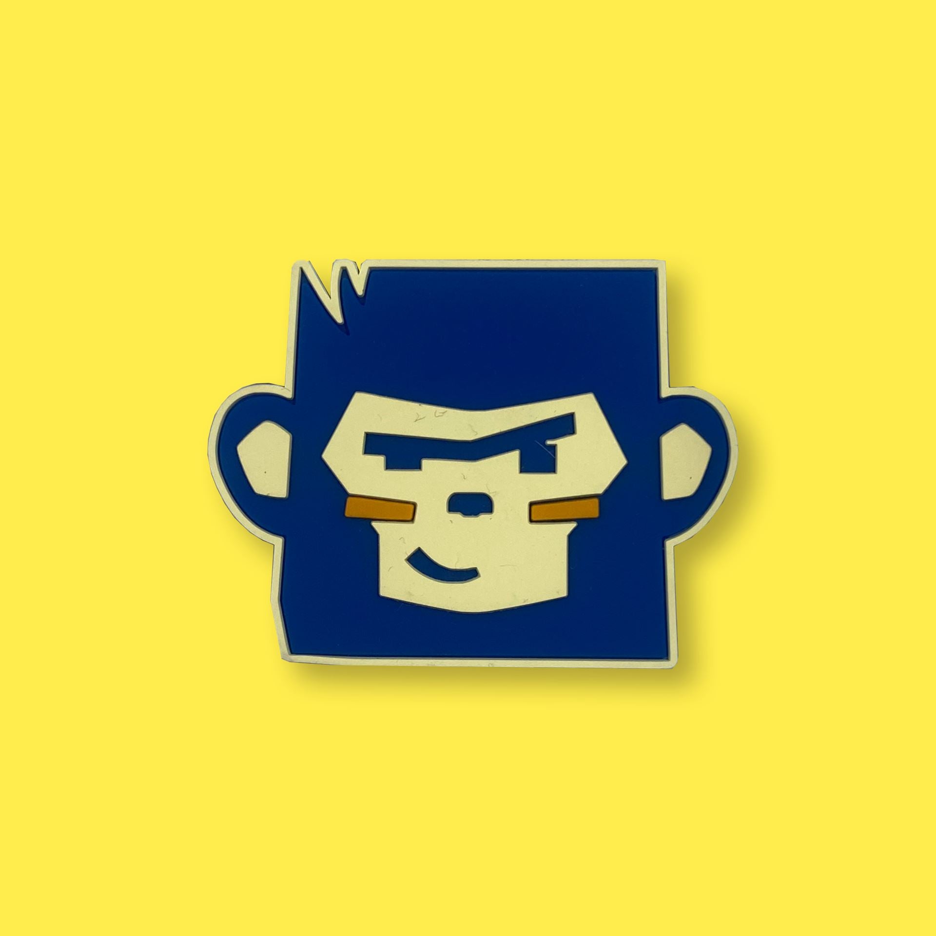 Magnet Gorilla Face Yellow