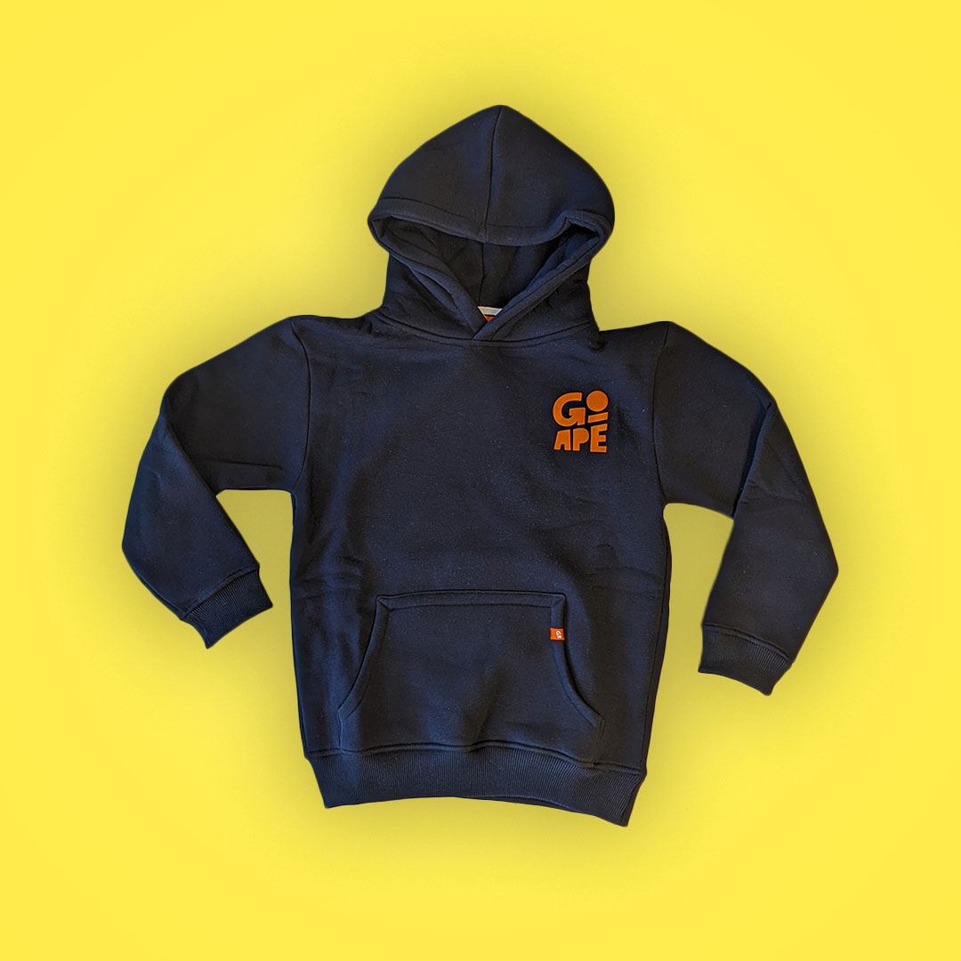 Adult Hoodie Navy Plain