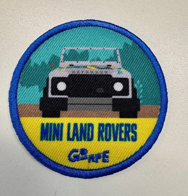 Activity Patch - Mini Land Rovers
