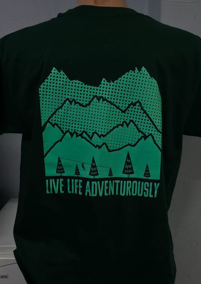 Adult T-Shirt Live Life Adventurously